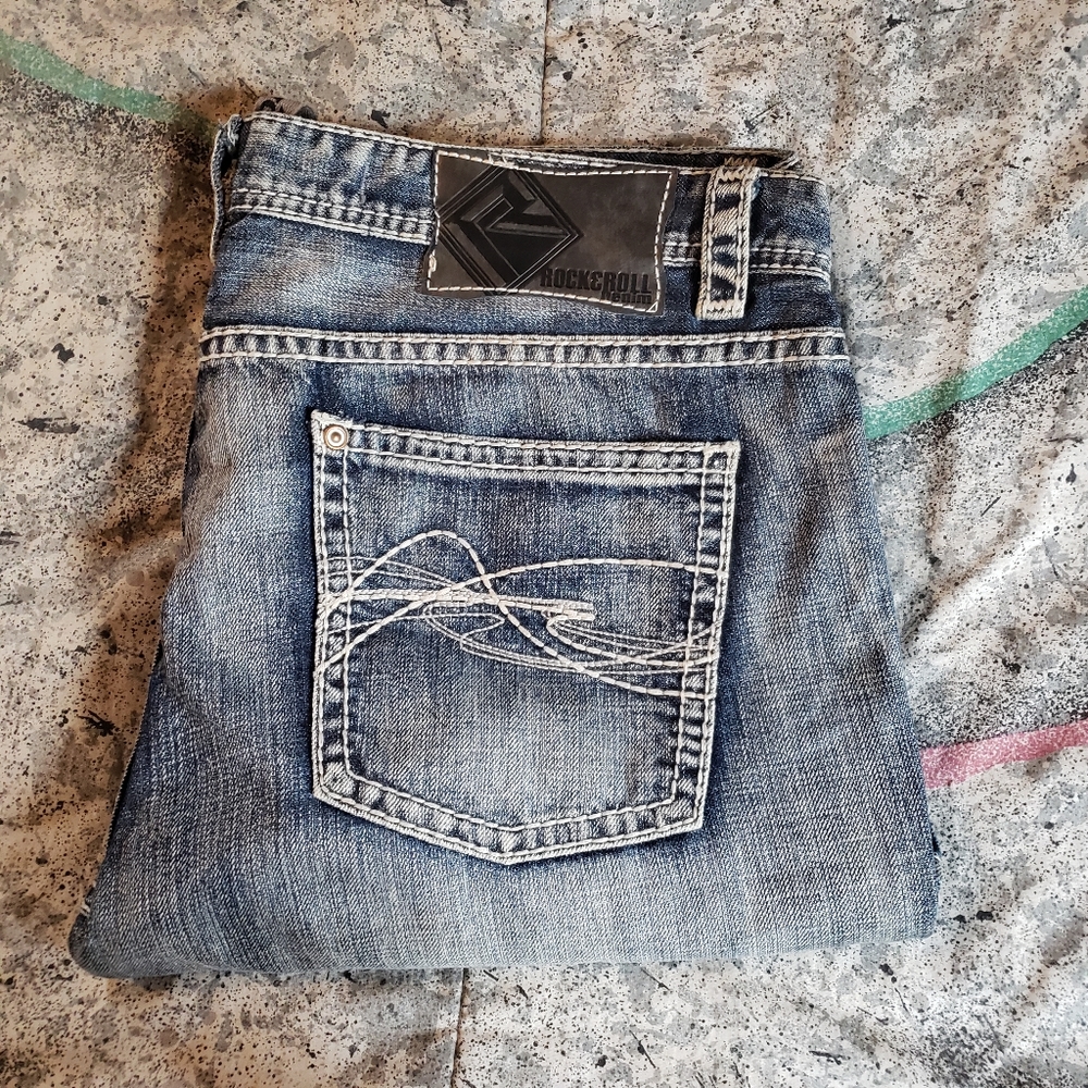 Rock & Roll Cowboy Mens Bootcut Jeans